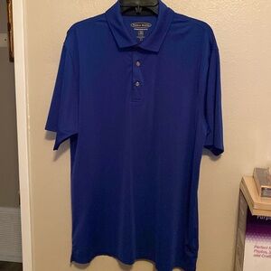 Pebble Beach Golf Collection Polo Men’s Large Royal Blue